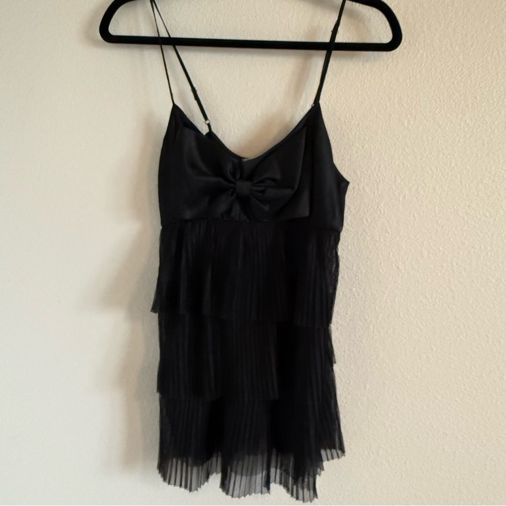 Victoria's Secret Black Tiered Bow Babydoll